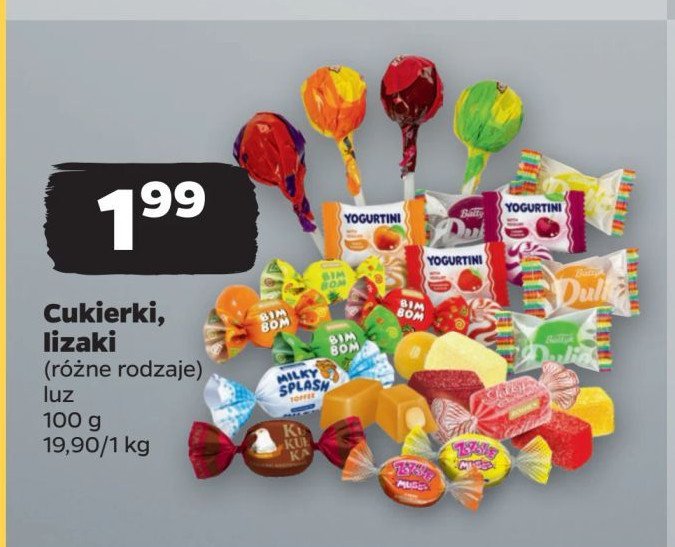 Lizaki mix Bim bom promocja