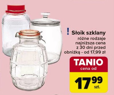 Słoik z plastikową nakrętką 8 l Tadar promocja