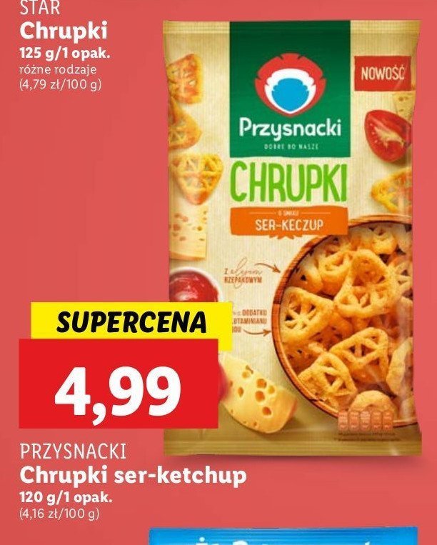 Chrupki serowo-ketchupowe Przysnacki promocja