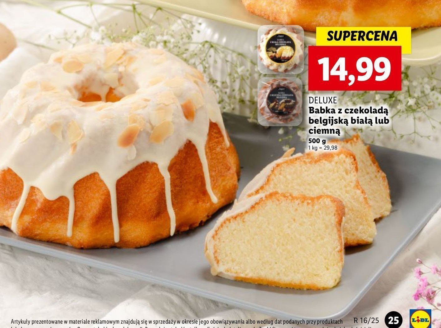 Babka z bia艂膮 czekolad膮 Deluxe promocja