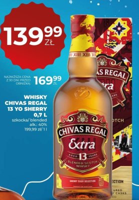 Whisky Chivas Regal 13 YO Sherry 0,7 L promocja w Duży Ben