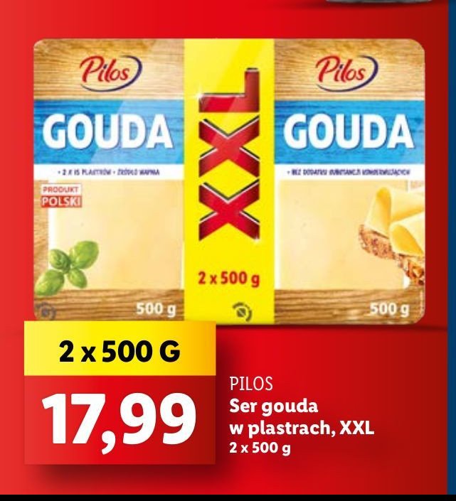 Ser gouda Pilos promocja w Lidl