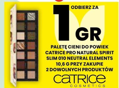 Paleta cieni do powiek Catrice Pro Natural Spirit Slim 010 Neutral Elements promocja w Drogerie Natura