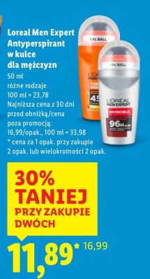 Antyperspirant w kulce dla mężczyzn promocja w Lidl