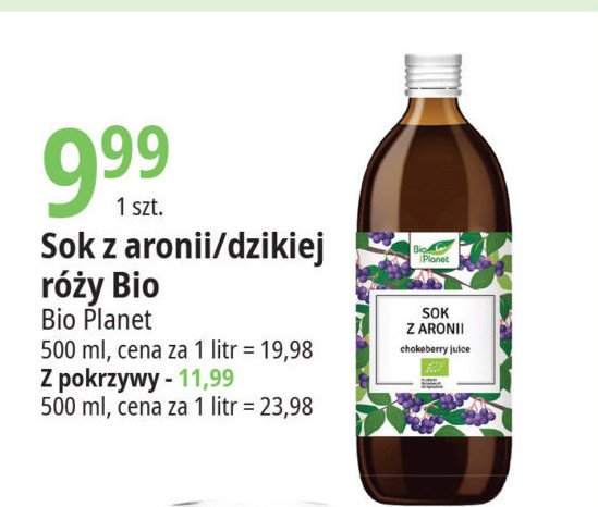 Sok z aronii Bio planet promocja