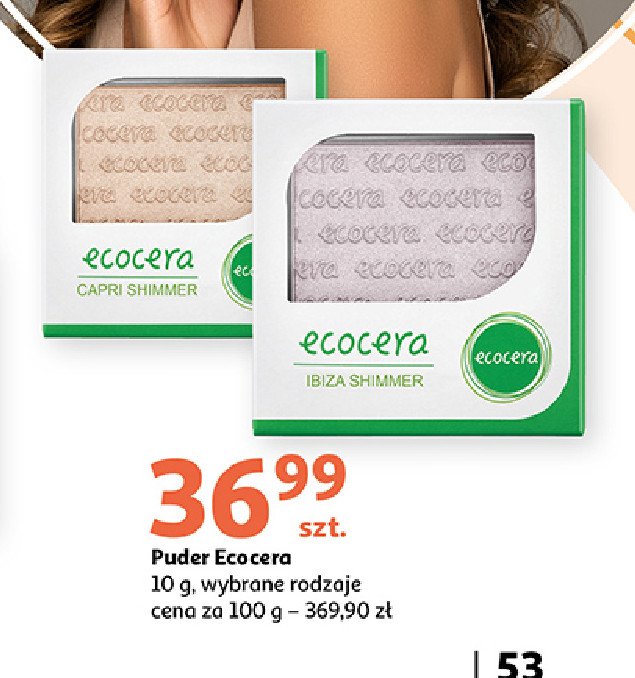 Puder rozświetlający capri Ecocera promocja