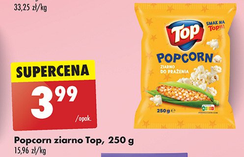 Popcorn ziarno Top popcorn Top (biedronka) promocja w Biedronka