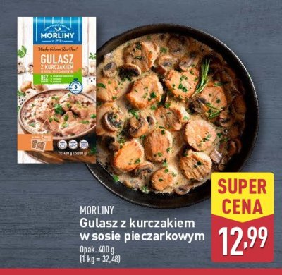 Gulasz z kurczakiem w sosie pieczarkowym Morliny promocja
