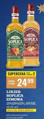 Likier Soplica Zimowa 25%/28%/32% 500ml promocja w Biedronka