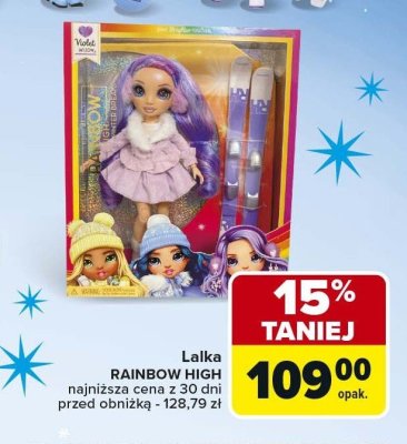 Lalka RAINBOW HIGH promocja w Carrefour Market