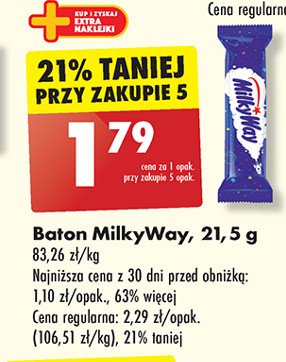 Baton Milky way promocja