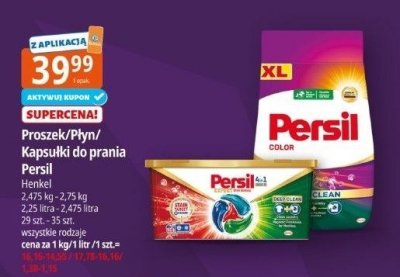 Proszek/Płyn/Kapsułki do prania Persil promocja w Leclerc