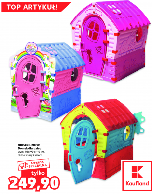 Domek dla dzieci dream house 95 x 90 x 110 cm Palplay promocja