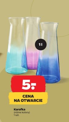 Karafka (różne kolory) 1l promocja w Netto
