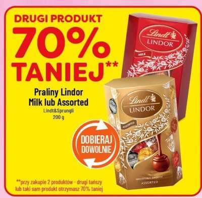 Praliny Lindor Milk  promocja w POLOmarket