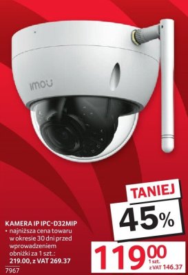 Kamera IP IPC-D32MIP IMOU promocja w Selgros