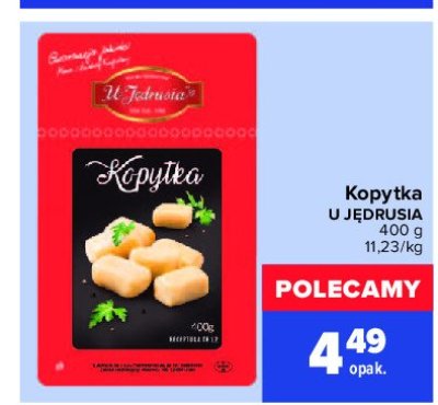 Kopytka U jędrusia promocja