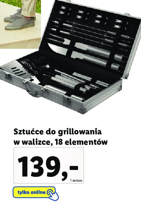 Zestaw akcesori贸w do grillowania w walizce promocja