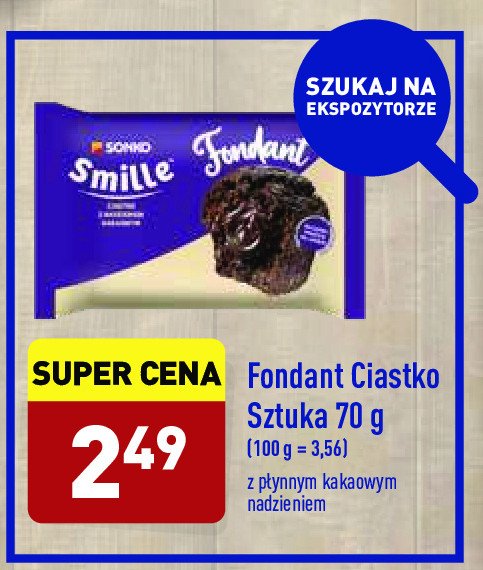 Ciastko fondant Sonko smile promocja