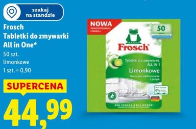 Tabletki do zmywarki Frosch All in One limonkowe promocja w Lidl