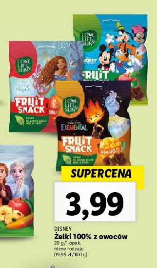 Żelki owocowe mango Love life & sun Love life & sun (marka) promocja