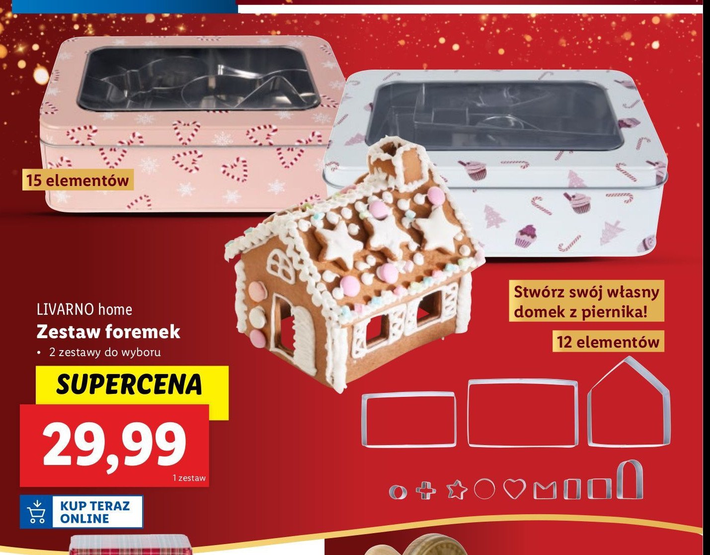 Foremki LIVARNO HOME promocja w Lidl