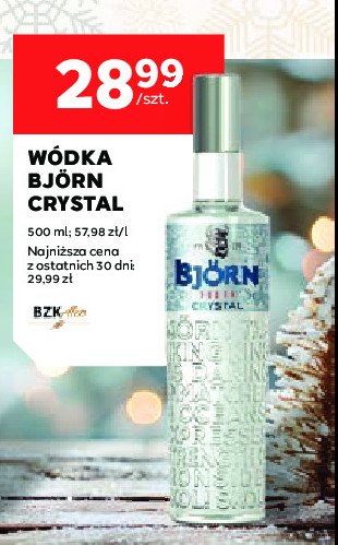 Wódka BJORN VODKA CRYSTAL promocja w Stokrotka