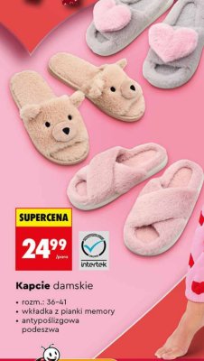Kapcie damskie promocja w Biedronka