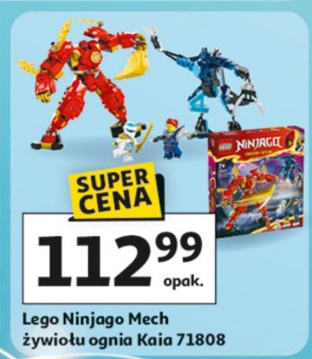 Lego Ninjago Mech żywiołu ognia Kaia 71808 promocja w Auchan