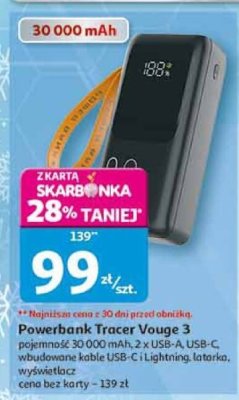 Powerbank Tracer Vouge 3 promocja w Auchan