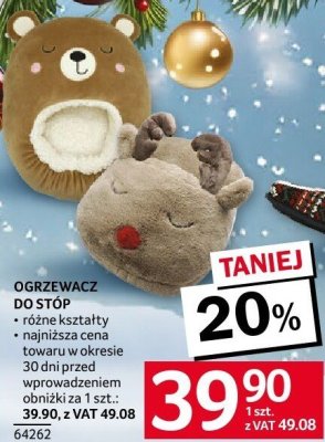 Ogrzewacz do stóp, różne kształty promocja w Selgros