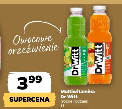 Multiwitamina Dr Witt owocowe orzeźwienie promocja w Netto