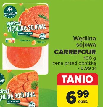 Wędlina sojowa Carrefour sensation promocja