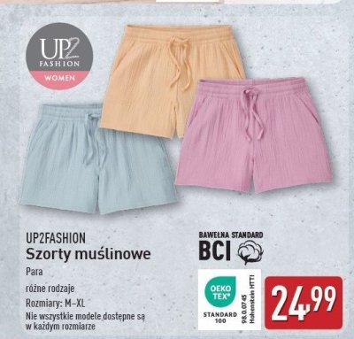Szorty muślinowe m-xl Up2fashion promocja