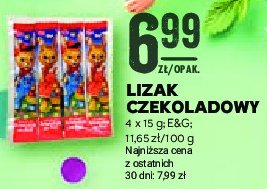 Lizaki czekoladowe zaj膮ce E+G promocja