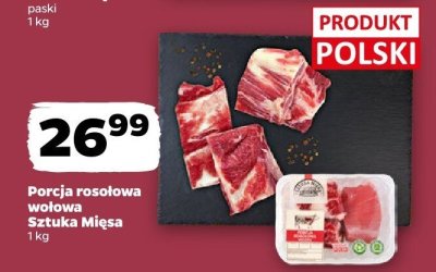 Porcja rosołowa wołowa promocja w Netto