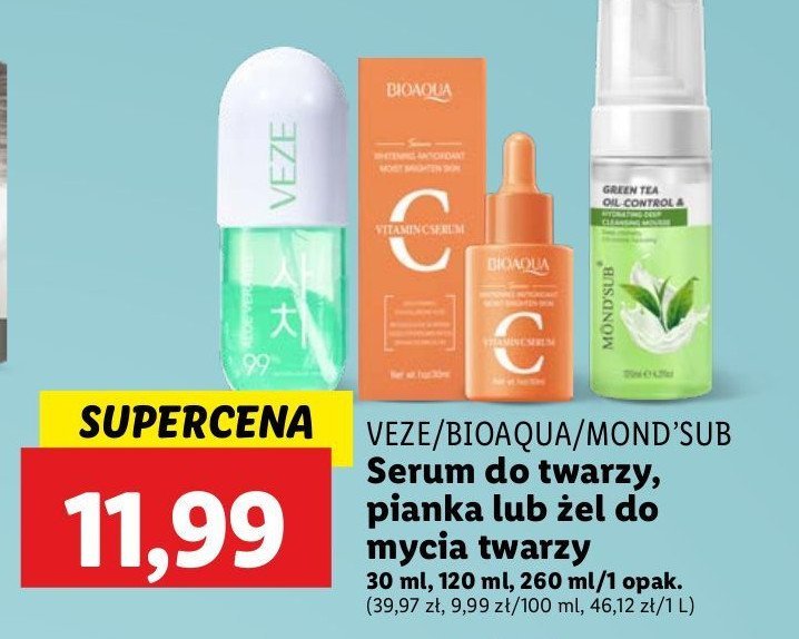 Serum z witaminą c BIOAQUA promocja