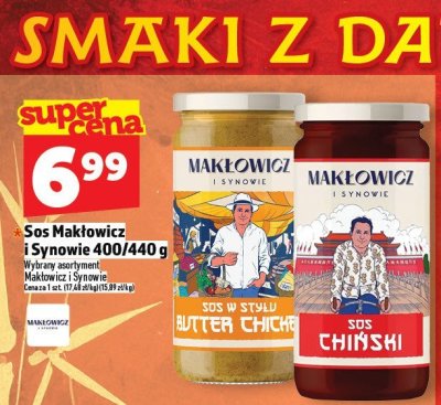 Sos Makłowicz i Synowie 400-440g promocja w TOPAZ