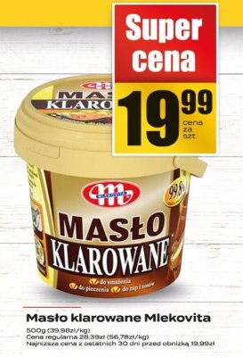Masło klarowane Mlekovita promocja w Supeco