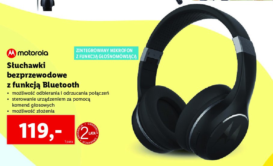 S艂uchawki bluetooth 4.1 pulse escape Motorola promocja