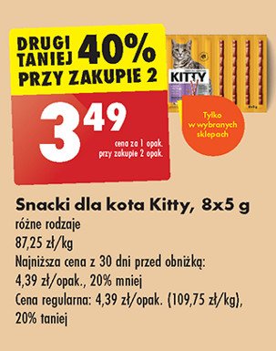 Snacki dla kota Kitty promocja