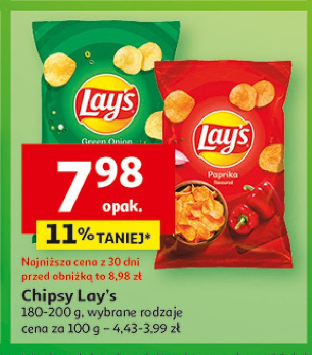 Chipsy zielona cebulka Lay's promocja