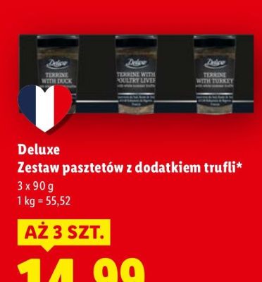 Deluxe Zestaw pasztetów z dodatkiem trufli promocja w Lidl