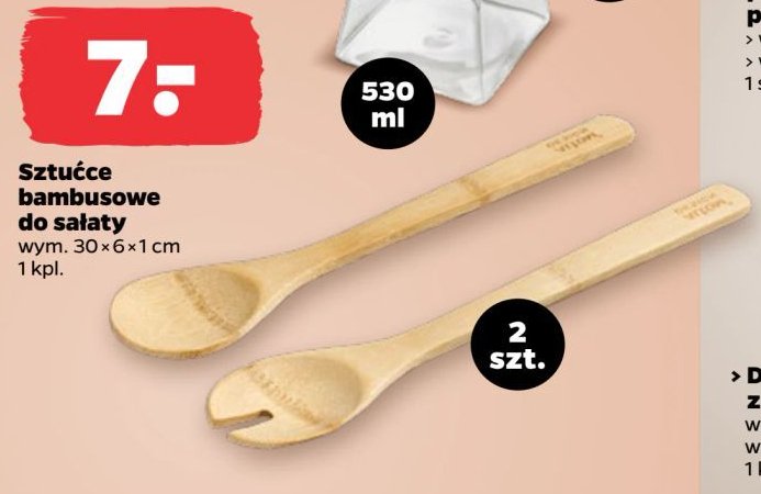 Łyżki sałatakowe promocja w Netto