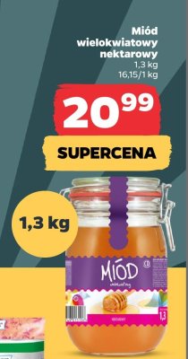 Miód wielokwiatowy nektarowy promocja w Netto