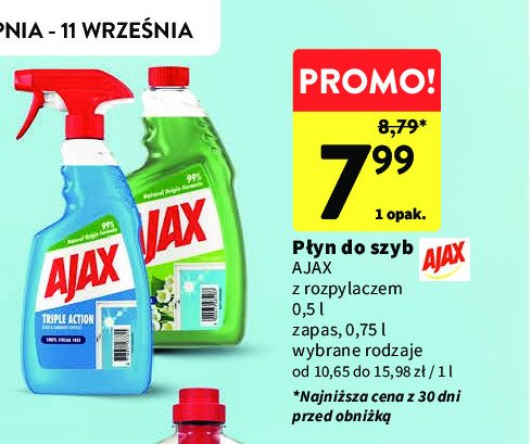 Płyn do mycia szyb konwalie Ajax floral fiesta Ajax . promocja