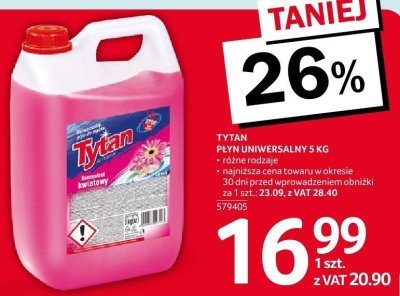 P艂yn uniwersalny Tytan promocja w Selgros