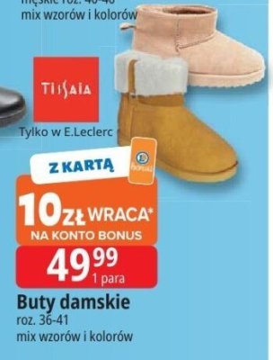 Buty damskie z odblaskami 38-40 promocja w Leclerc