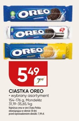Ciastka Oreo wybrany asortyment promocja w Chata Polska