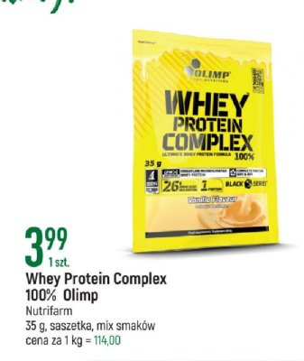 Odżywka białkowa waniliowa Olimp sport nutrition whey protein complex 100% promocja